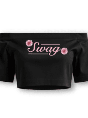 Swag Women’s Off-The-Shoulder Tee – Casual Style
