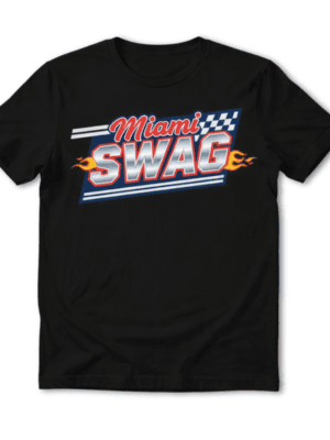 Swag Kids’ Black printed T-shirt – Classic Fit