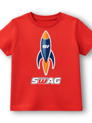 Swag Kids’ T-Shirt – Rocket Graphic Design