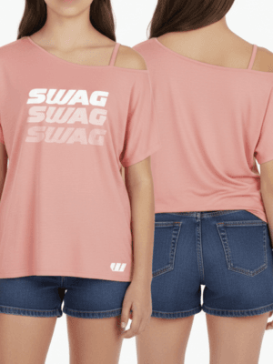 One Shoulder-Cut Relax Top