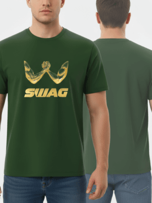 Relax T Shirt with Gold Logo