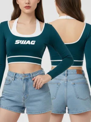 Long Sleeve Crop Top