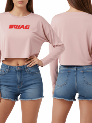 Long Sleeve Crop Top