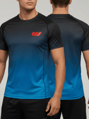 Gents Gradient T Shirt with Logo