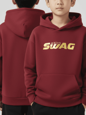 Plain Hoodie with Gold Logo