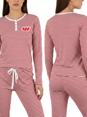 Striped Woman Sleepwear Kit