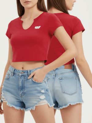 Women's Slim Crop-top