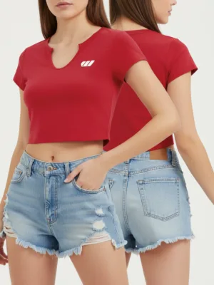 Women's Slim Crop-top