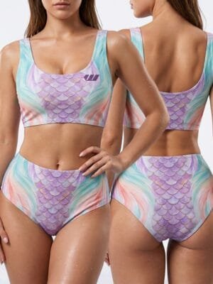 Ladies Mermaid Two piece Swimsuit (SW2305)